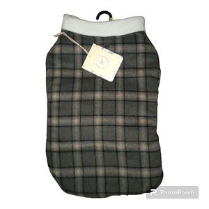 New The Prairie XL Sherpa Lined Dog Coat Jacket NWT Plaid